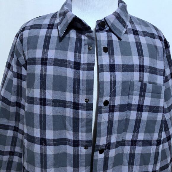 And Now This NWT Plaid Shirt Jacket Men XL - Picture 9 of 13